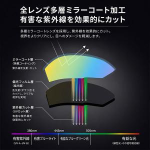 レビューで6ヶ月保証 野球 ジュニア用サングラ...の詳細画像3