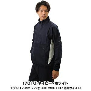 野球 ハーフジップ ウインドブレーカージャケッ...の詳細画像2