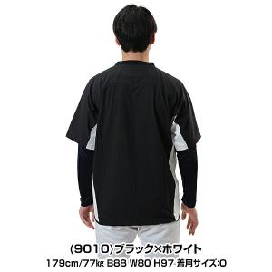 SSK ジャケット 半袖V首ボンディングジャケ...の詳細画像2