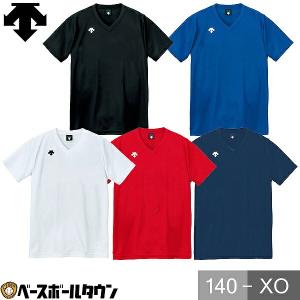 デサント(DESCENTE) V首半袖ゲームシャツ(ユニセックス) DSS-4321 DSS-4321 バレー ゲームシャツ｜bbtown