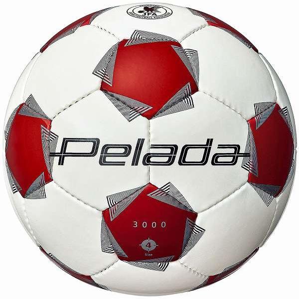 モルテン molten サッカーボール ペレーダ 3000 4号 白赤 検定球 F4K3000-WR