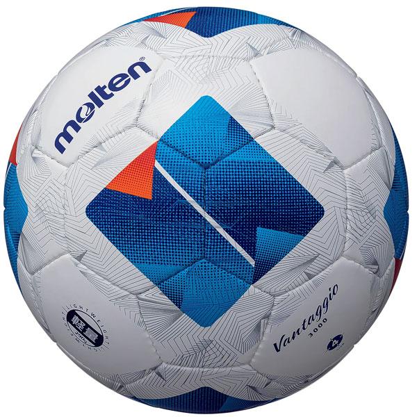 モルテン molten サッカーボール ヴァンタッジオ 3000 軽量4号球 ホワイト×ブルー 白 ...