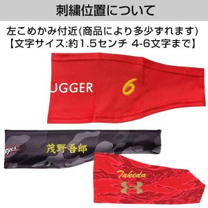 本体別売り ヘアバンド用刺繍オプション 文字刺...の詳細画像1