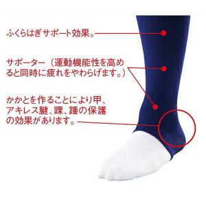 野球 ストッキング ジュニア レディース 黒 ...の詳細画像2