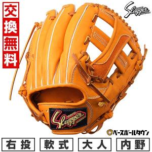 ミズノ製グラブ袋おまけ 交換無料 野球 グローブ 軟式 大人 久保田スラッガー 内野手 セカンド サード ショート 右投げ KSN-24MS C-7011 グラブ 型付け可能(G)｜bbtown