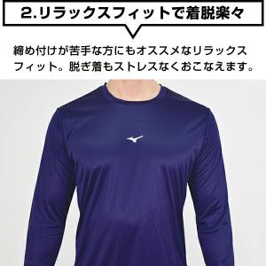 2枚組 野球 アンダーシャツ 大人 半袖 丸首...の詳細画像3