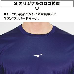 2枚組 野球 アンダーシャツ 大人 半袖 丸首...の詳細画像4