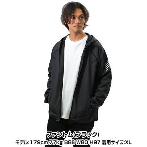 ウインドブレーカージャケット パーカー フリー...の詳細画像1