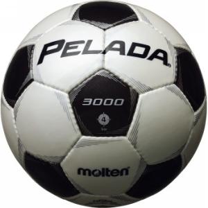 モルテン サッカーボール ペレーダ3000 4号球 シャンパンシルバー×メタリックブラック F4P3...
