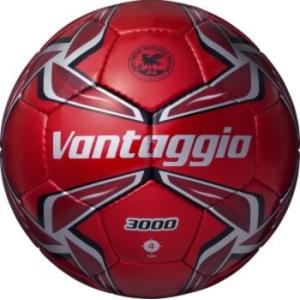 モルテン サッカーボール ヴァンタッジオ3000 4号・検定球 メタリックレッド×レッド F4V3000-RR