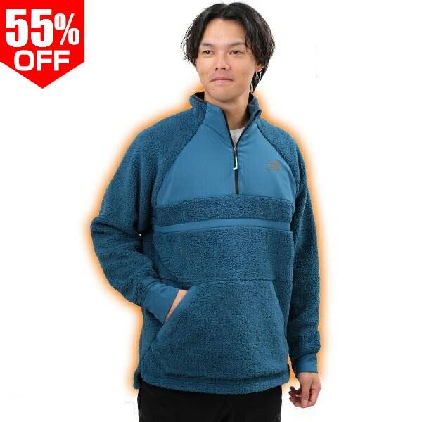 フリースジャケット メンズ ニューバランス Q Speed シェルパ アノラック 長袖 ハーフジップ...