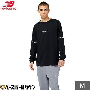 ニューバランス Essentials Magnify Linear Graphic ロングスリーブTシャツ MT23518 スポーツウェア｜bbtown
