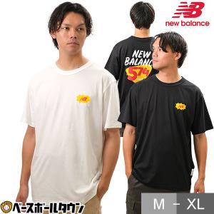 Tシャツ メンズ ニューバランス NB Essentials 574 半袖 丸首 おしゃれ かっこいい コットン素材 バインダーネック 大人 一般用 レディース 男女兼用 MT31523｜bbtown