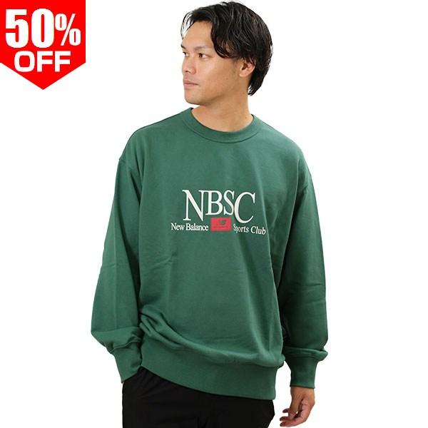 スウェット トレーナー 大人 ニューバランス Sports Club スウェットクルー 長袖 丸首 ...