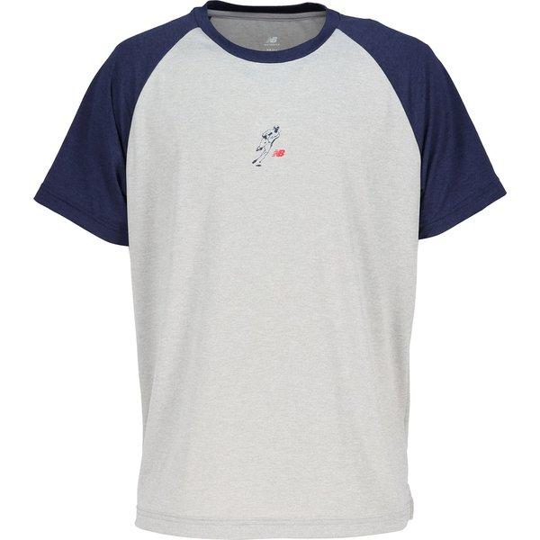 野球 Tシャツ 半袖 丸首 大人 ニューバランス 大谷翔平選手 トレーニングコレクション リラックス...