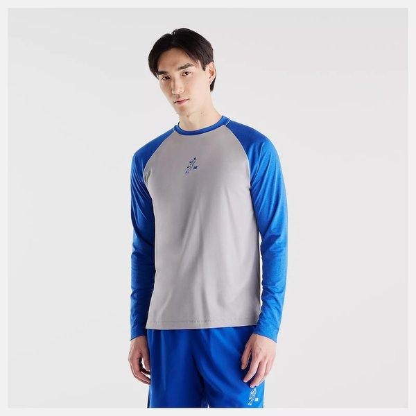 野球 Tシャツ 長袖 丸首 大人 ニューバランス 大谷翔平選手 トレーニング ロングスリーブ 吸汗速...