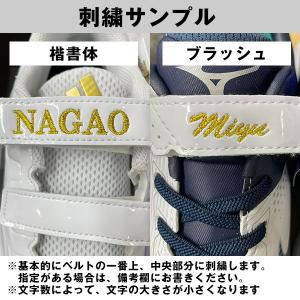 本体別売り ベルクロタイプ シューズ用刺繍オプ...の詳細画像1