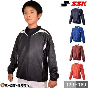 SSK 野球 シャカシャカ ジュニア プレジャン Vネック長袖