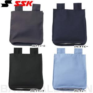 SSK 野球 審判用ボール袋(サージ＋合皮) チャコール UPG110 審判用品 取寄