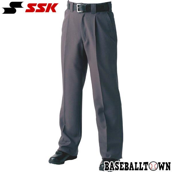 365日出荷 SSK 野球 審判用スラックス 3シーズン薄手タイプ チャコール UPW035-92 ...