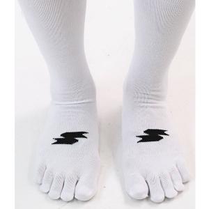 野球 ソックス 大人 2足組 5本指 白 赤 ...の詳細画像5