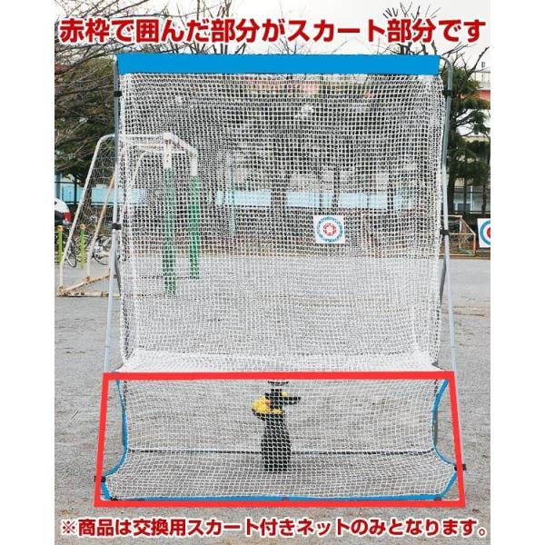 フレーム・トスマシン別売り ネット部分のみ バッティングネット・オートリターン用 スカート付きネット...