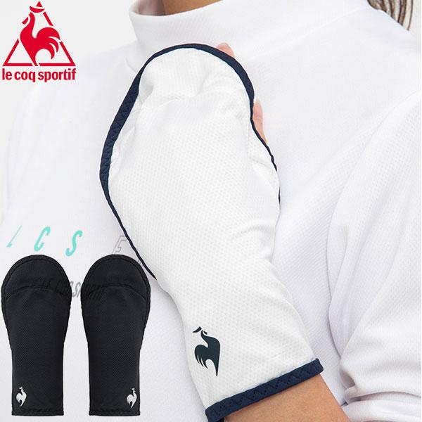 テニスグローブ ルコックスポルティフ UPF50＋ レディース 左右両手用 手のひらオープンタイプ ...