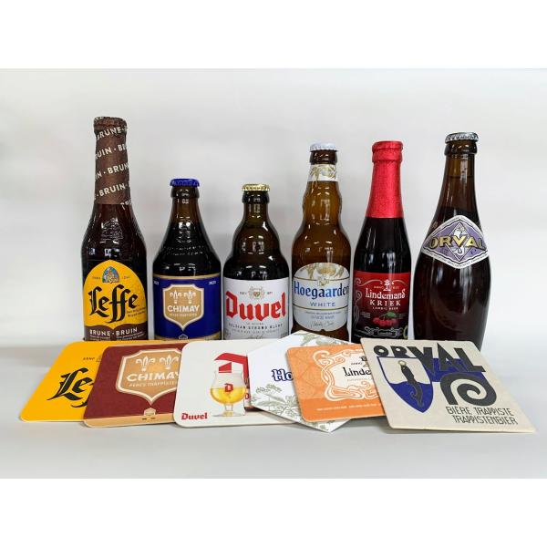 ベルギービール お試し6本セット 専用コースター付き