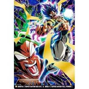 【[ホロ箔押し] 1 14 超サイヤ人ゴッド超サイヤ人 ゴジータ &amp; 超サイヤ人 ブロリー フルパワ...