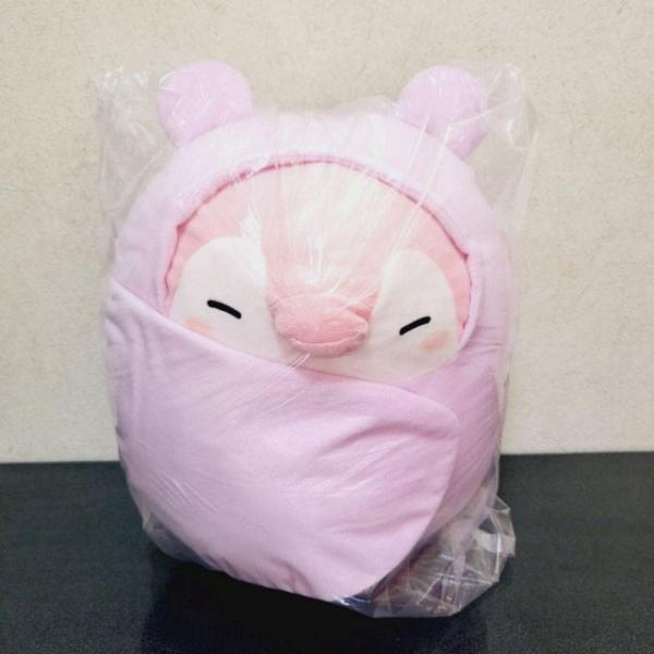コウペンちゃん でっかいぬいぐるみ くるまれる日もあるなぁ ピンク