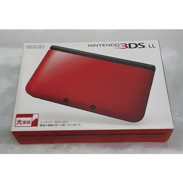 ニンテンドー3DSLL 本体 レッド×ブラック 赤 黒 本体 任天堂 Nintendo ゲーム機 箱...