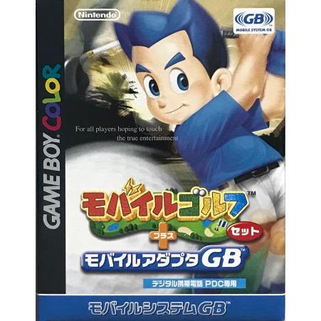 任天堂 ニンテンドー ゲームボーイカラー ゲームソフト モバイルゴルフ + モバイルアダプタGBセッ...
