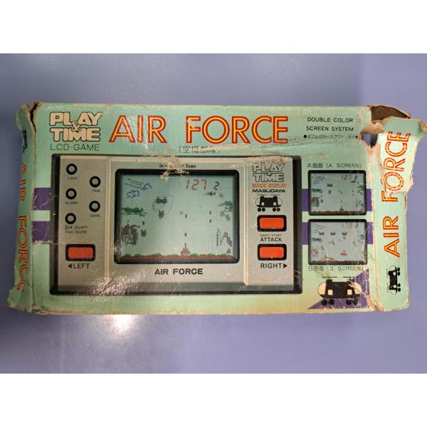 LCDゲーム AIR FORCE エアフォース 箱・説明書付き 増田屋コーポレーション ゲームウォッ...