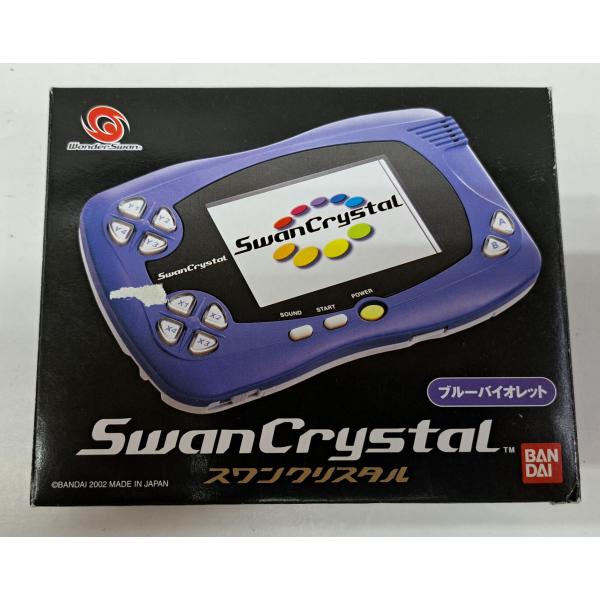 ジャンク品 スワンクリスタル 本体 ブルーバイオレット 箱・説明書付き ワンダースワン