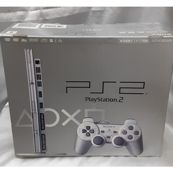 PS2 本体 サテン・シルバー SCPH-75000 SSS playstation2 プレイステー...