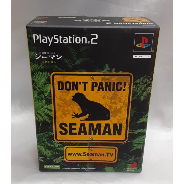 シーマン 禁断のペット 完全版 シーマイクコントローラ同梱版 SEAMAN PS2 Playstat...