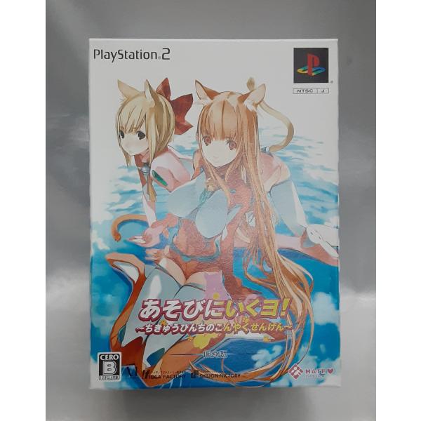 あそびにいくヨ! ちきゅうぴんちのこんやくせんげん 限定版 PS2 Playstation2 ゲーム...