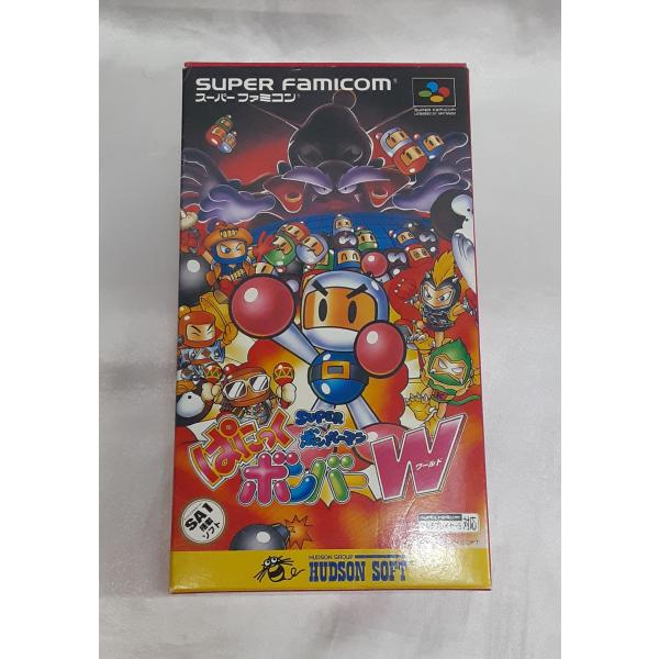 ぱにっくボンバーW スーパーボンバーマン スーパーファミコン スーファミ SFC ゲームソフト 箱・...