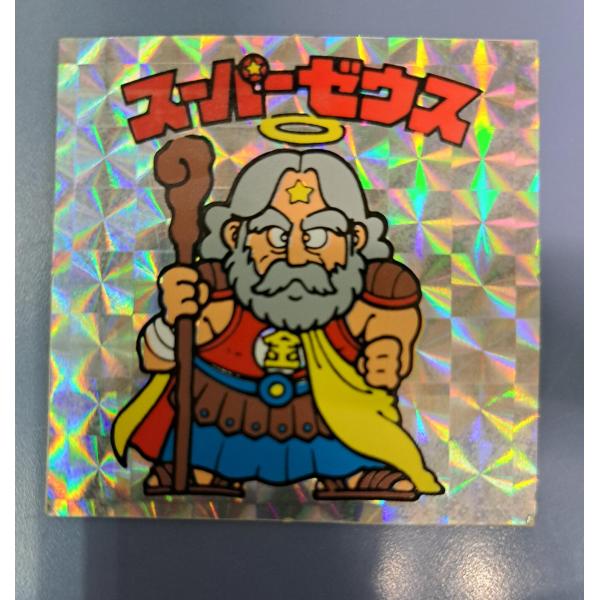 スーパーゼウス 扇プリズム 悪魔vs天使 ビックリマン シール