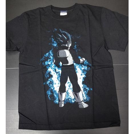 ドラゴンボール超 COSPA コスパ ベジータ ブラック 黒 コットン Tシャツ 半袖 超サイヤ人ブ...