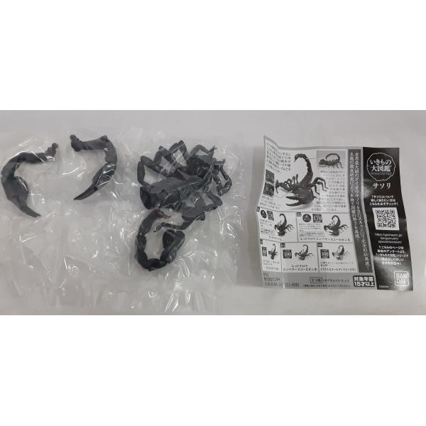 ダイオウサソリ 大 いきもの大図鑑 サソリ フィギュア 内袋未開封 カプセルトイ ガシャポン