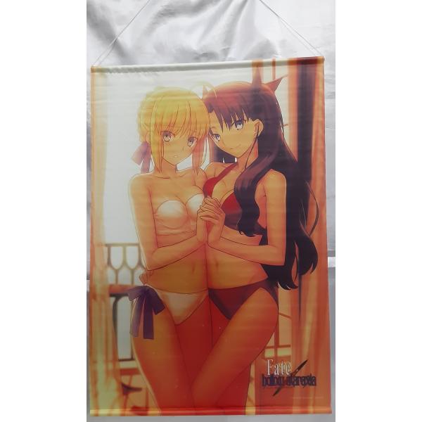 セイバー＆凛 武内崇描き下ろし B2タペストリー Fate/hollow ataraxia フェイト...