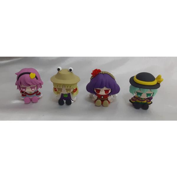 東方project JITOT ラバーフィギュア Vol.3 ノーマル4種セット じとっと ちょこラ...