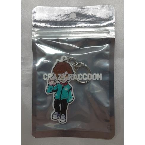 うぉっか アクリルキーホルダー キーチェーン CRAZY RACCOON CRストア 未開封