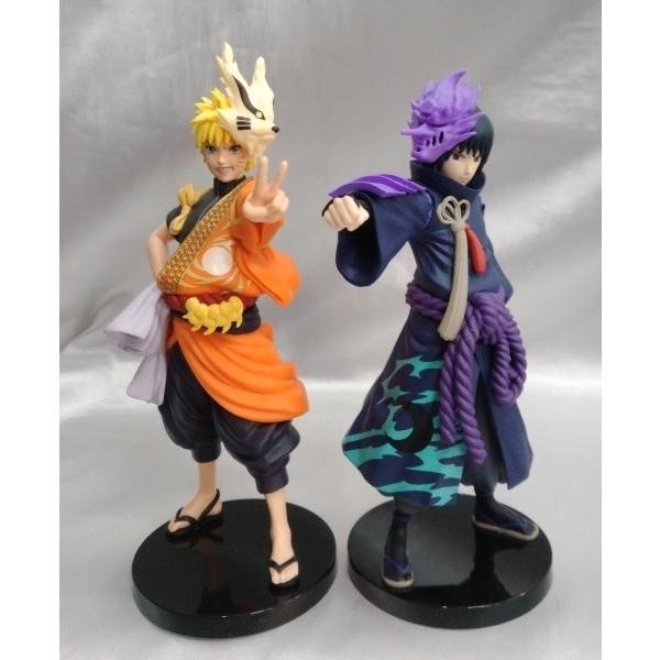 うずまきナルト うちはサスケ TVアニメ20周年記念衣装 フィギュア 2種セット NARUTO ナル...
