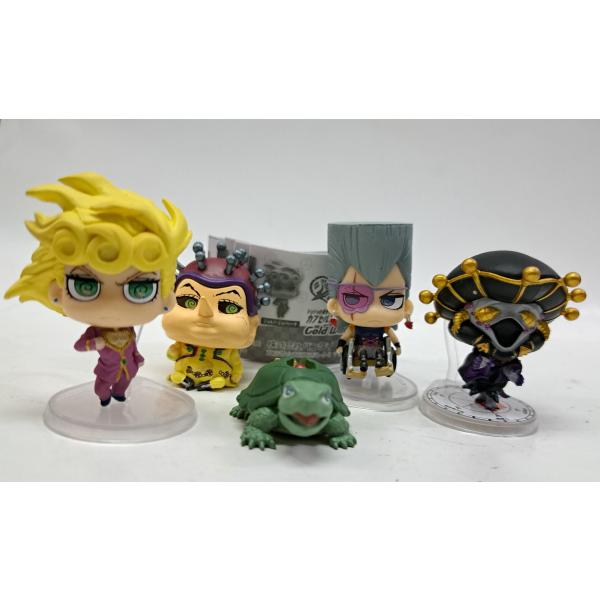 カプセルフィギュアコレクション GOLD WIND 5種 ジョジョの奇妙な冒険