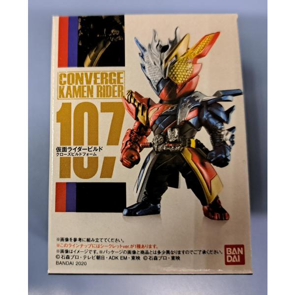 箱未開封 107 仮面ライダービルド クロースビルドフォーム CONVERGE KAMEN RIDE...