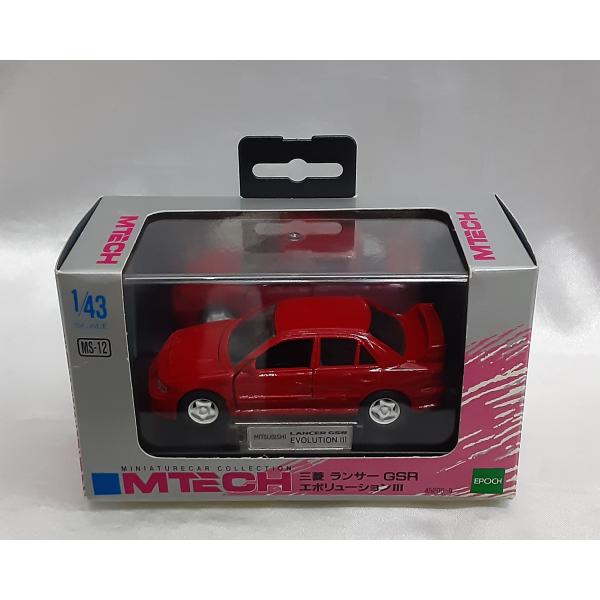 1/43 三菱 ランサー GSR エボリューションIII レッド 赤 MTECH エムテック Lim...