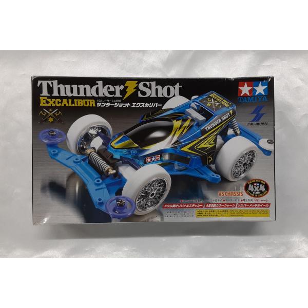 1/32 サンダーショット エクスカリバー ホワイト レーサーミニ四駆 未組立品