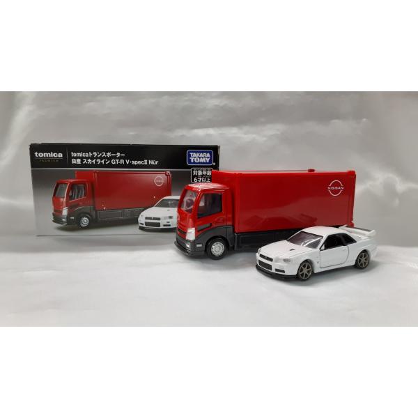 tomicaトランスポーター 日産 スカイライン GT-R V・specII Nur トミカプレミア...